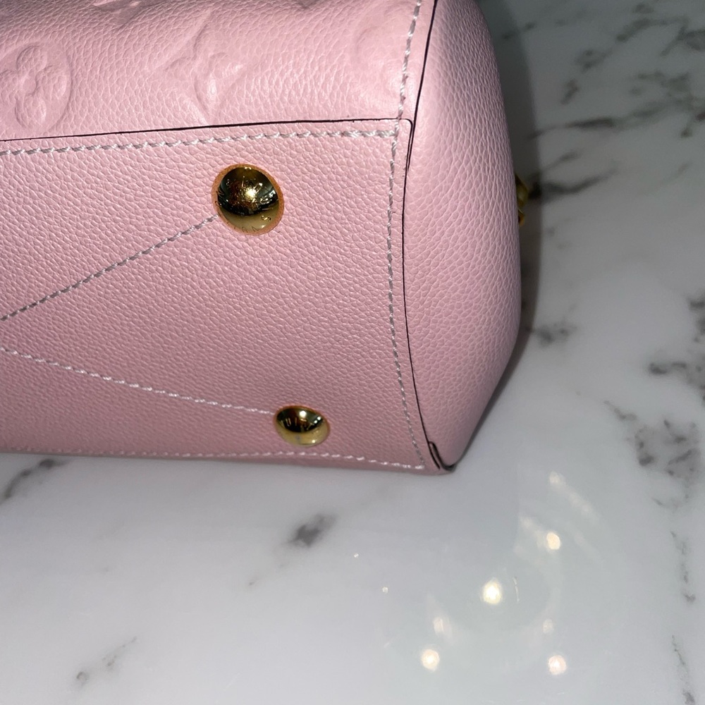 SOLD Louis Vuitton Montaigne Empreinte BB Rose Ballerine - Picture 5 of 9